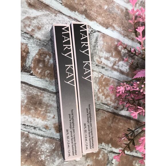 LOT 2X Mary Kay Signature Facial Highlighting Pen Shade 1 #019019 - Picture 1 of 5